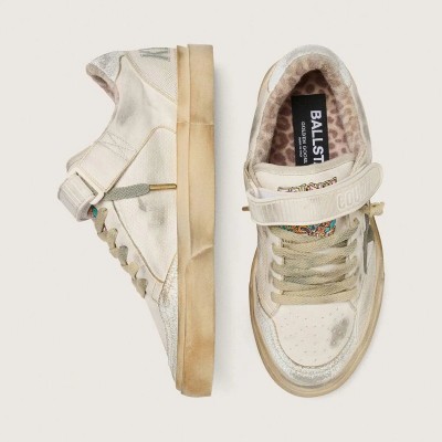 Golden Goose Ball Star Lab Sneaker With Velcro Fastening Golden Goose Ball Star Lab Sneaker With Velcro Fastening