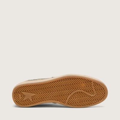 Golden Goose Ball Star Ltd Sneaker In Gray Denim With Black Leather Star