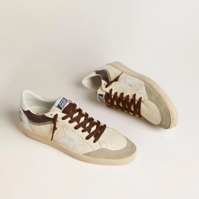 Golden Goose Ball Star Ltd Sneaker In Nappa With Nappa Star And Leather Heel Tab
