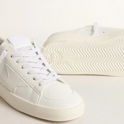 Golden Goose Bio-Based Stardan Sneaker With White Star And Heel Tab