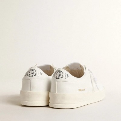 Golden Goose Bio-Based Stardan Sneaker With White Star And Heel Tab