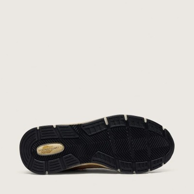 Golden Goose Dad-Star Sneaker In Gold Laminated Leather And Mesh With White Leather Star And Gold Leather Heel Tab