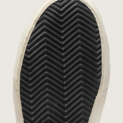 Golden Goose Slide Sneaker In Gray Suede With Brown Nubuck Star And Flash