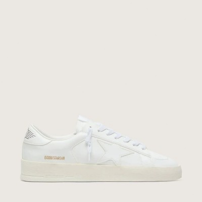 Golden Goose Stardan Sneaker In White Leather Golden Goose Stardan Sneaker In White Leather