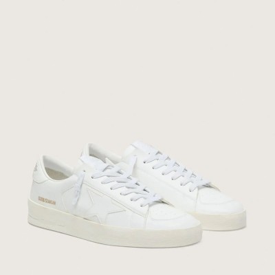 Golden Goose Stardan Sneaker In White Leather Golden Goose Stardan Sneaker In White Leather