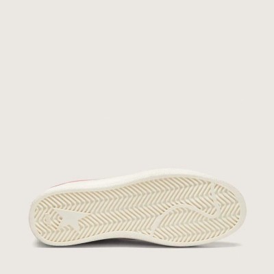 Golden Goose Ball Star Ltd Sneaker In Pink Suede With Cream Leather Star And Red Suede Inserts Golden Goose Ball Star Ltd Sneaker In Pink Suede With Cream Leather Star And Red Suede Inserts