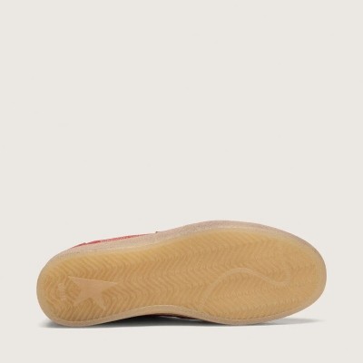 Golden Goose Ball Star Sneaker In Rust-Red Suede With Tone-On-Tone Star