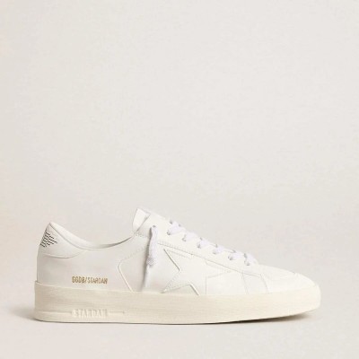 Golden Goose Bio-Based Stardan Sneaker With White Star And Heel Tab