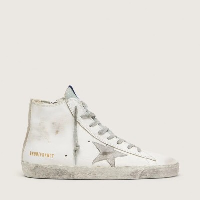 Golden Goose Francy Leather Sneaker With Suede Star Golden Goose Francy Leather Sneaker With Suede Star