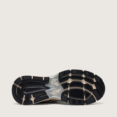 Golden Goose Lightstar Sneaker In Gray Mesh And Silver Nappa Leather With Gray Tpu Star
