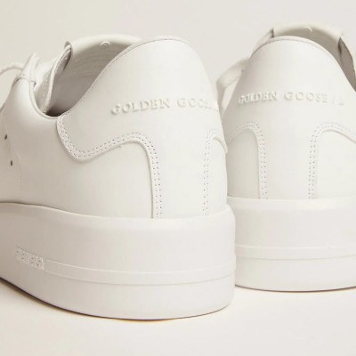 Golden Goose Purestar Sneaker In White Golden Goose Purestar Sneaker In White