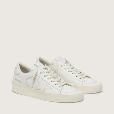 Golden Goose Stardan Sneaker In Total White Leather Golden Goose Stardan Sneaker In Total White Leather