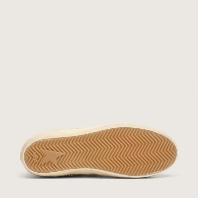 Golden Goose Super-Star Ltd Sneaker In Pearl Suede With Gold Star And Bead Embroidery