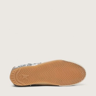 Golden Goose True-Star Sneaker In Silver Sequins With Black Star And Silver Leather Heel Tab Golden Goose True-Star Sneaker In Silver Sequins With Black Star And Silver Leather Heel Tab