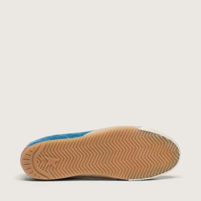 Golden Goose True-Star Sneaker In Teal Suede With Black Star And Cream Heel Tab Golden Goose True-Star Sneaker In Teal Suede With Black Star And Cream Heel Tab